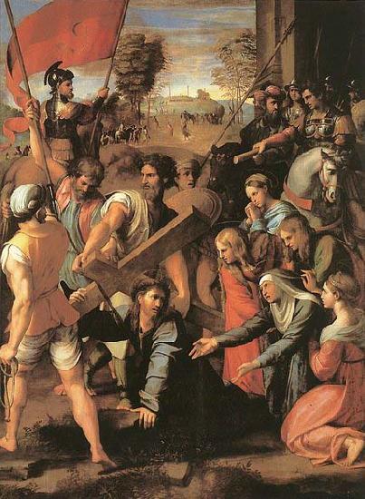 RAFFAELLO Sanzio Christ Falls on the Way to Calvary France oil painting art